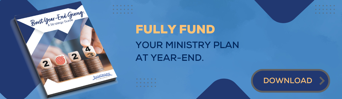 Fully Fund Your Ministry Plan at Year-End